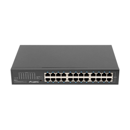 SWITCH LANBERG 24 PUERTOS GIGABIT ETHERNET RACK 19"