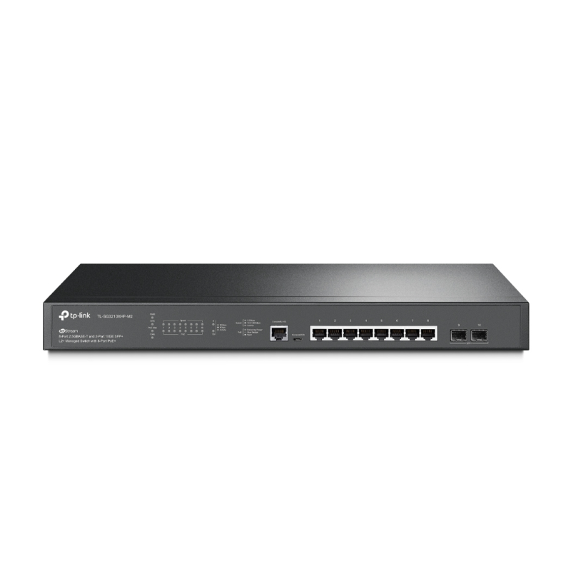 SWITCH TP LINK OMADA TL-SG3210xHP-M2 - L2+, 8x2,5G POE+, 2SFP+, 240W