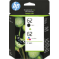 TINTA HP 62 PACK AHORRO NEGRO TRICOLOR