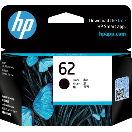 TINTA HP 62 NEGRA