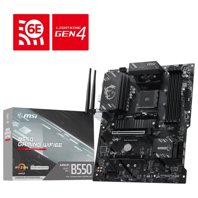 Placa base msi b550 gaming wifi6e