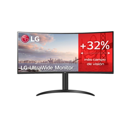 Monitor Profesional Ultrapanorámico Curvo LG UltraWide 34WP75CP-B 34"- WQHD- Multimedia- Negro