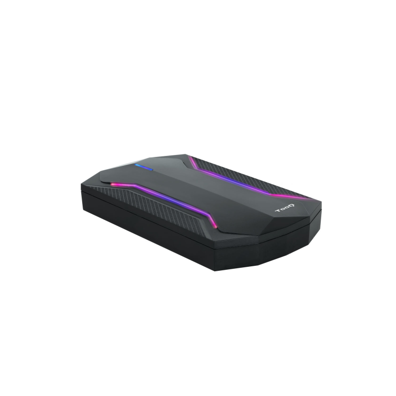 Caja Externa Gaming para Disco Duro de 2-5" TooQ TQE-2599RGB- USB 3-1- Sin tornillos