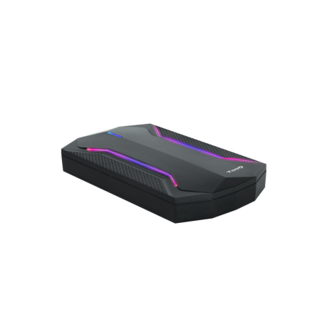 Caja Externa Gaming para Disco Duro de 2-5" TooQ TQE-2599RGB- USB 3-1- Sin tornillos