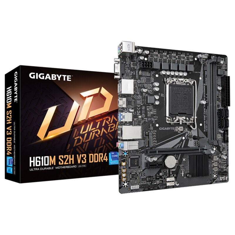 Placa base gigabyte h610m s2h v3
