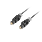 CABLE TOSLINK LANBERG OPTICO AUDIO DIGITAL 3M NEGRO