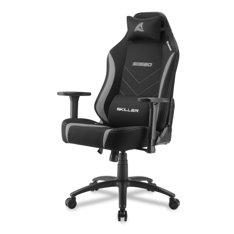 SILLA GAMING SHARKOON SGS20 FABRIC NEGRO-GRIS