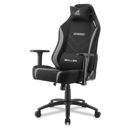 SILLA GAMING SHARKOON SGS20 FABRIC NEGRO-GRIS