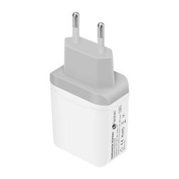 Cargador de Pared Leotec LECSPHTYPEC- 1xUSB + Cable USB a USB Tipo-C- 18W