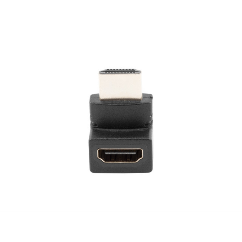 ADAPTADOR LANBERG HDMI(M) A HDMI(H) ANGULO ARRIBA NEGRO