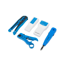 SET HERRAMIENTAS LANBERG NETWORK UNIVERSAL Y CABLE TESTER