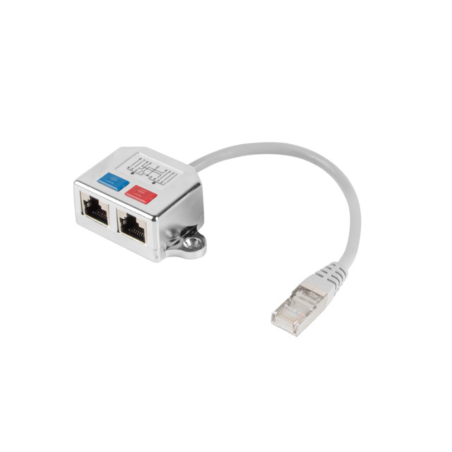 ADAPTADOR LANBERG SPLITTER ETHERNET FTP RJ45 A 2X RJ45