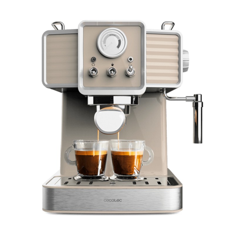 CAFETERA CECOTEC VINTAGE ESPRESSO 20 TRADIZIONALE SAND