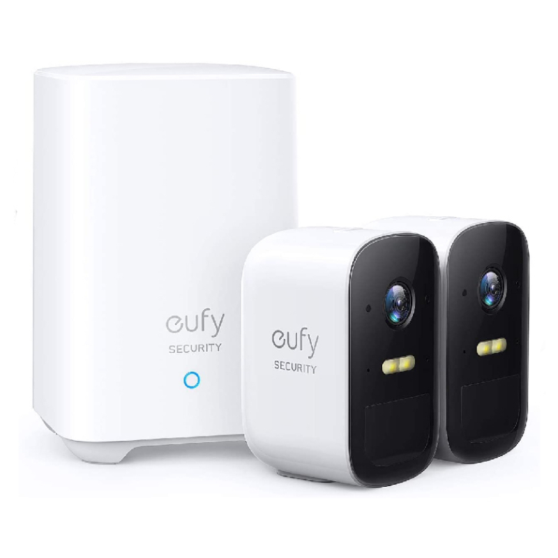 SISTEMA CAMARA DE SEGURIDAD EUFY CAM 2C KIT 2+1