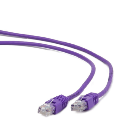 CABLE RED CAT5E GEMBIRD UTP VIOLETA 0,5 M