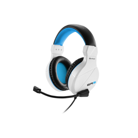 AURICULARES GAMING SHARKOON RUSH ER3 BLANCO MICROFONO ALAMBRICO