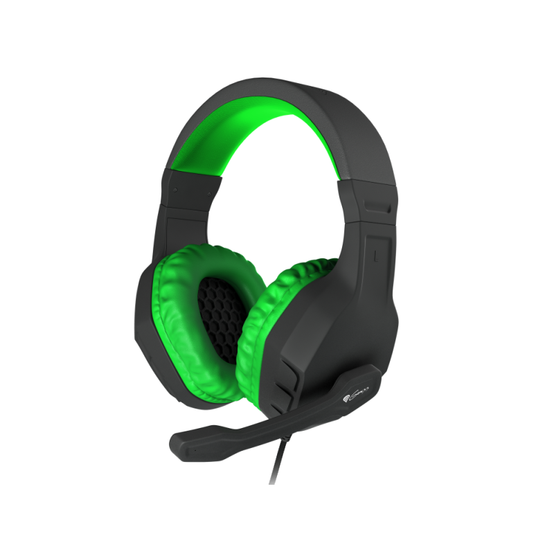 AURICULARES GAMING GENESIS ARGON 200 2-0 MINI JACK NEGRO-VERDE