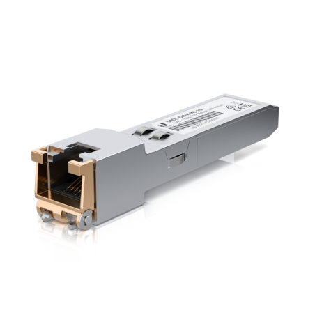 MODULO SFP UBIQUITI UACC-CM-RJ45-1G UFIBER TRANSCEIVER CONVERSOR SFP A RJ45