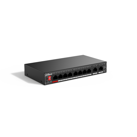 SWITCH IT DAHUA DH-SG1010P 10-PORT UNMANAGED DESKTOP GIGABIT SWITCH 8-PORT POE