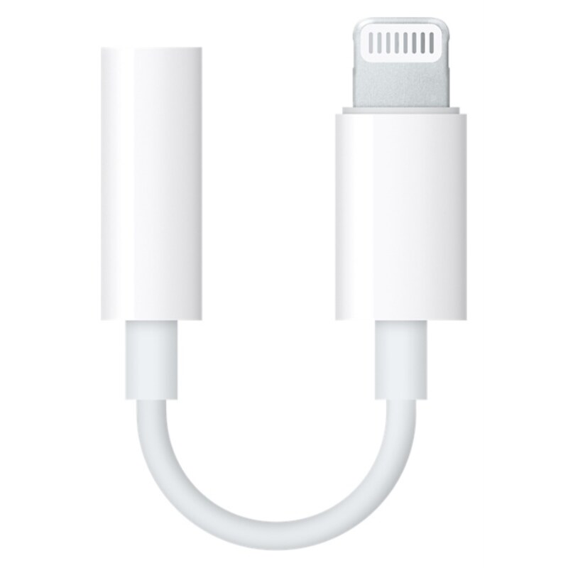Adaptador apple lightning a jack 3-5mm