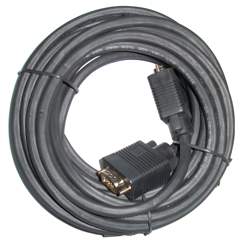 Cable VGA 3GO CVGAMM- VGA Macho - VGA Macho- 1-8m- Negro