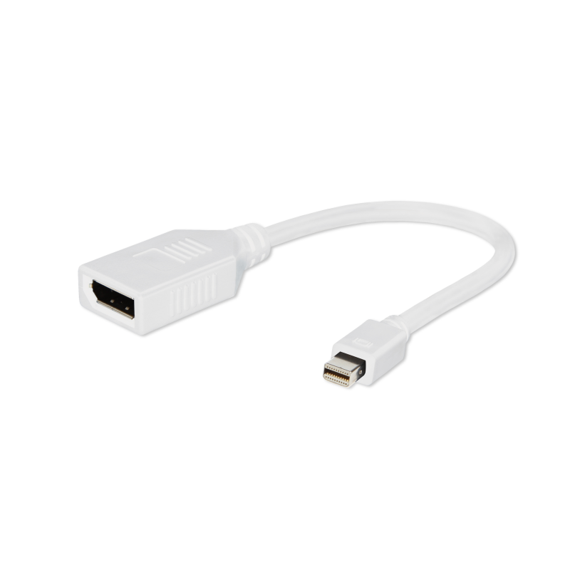 CABLE ADAPTADOR GEMBIRD MINI DISPLAYPORT MACHO A DISPLAYPORT HEMBRA BLANCO