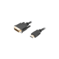 Cable hdmi lanberg macho dvi - d 18+1