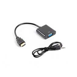 ADAPTADOR LANBERG HDMI MACHO-VGA HEMBRA+MINIJACK 3-5MM HEMBRA 20CM