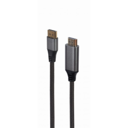 CABLE DISPLAYPORT GEMBIRD A HDMI MACHO MACHO 4K V1-2 1,8 "PREMIUM SERIES"