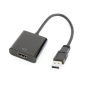 CABLE ADAPTADOR GEMBIRD USB 3-0 MACHO A HDMI HEMBRA NEGRO