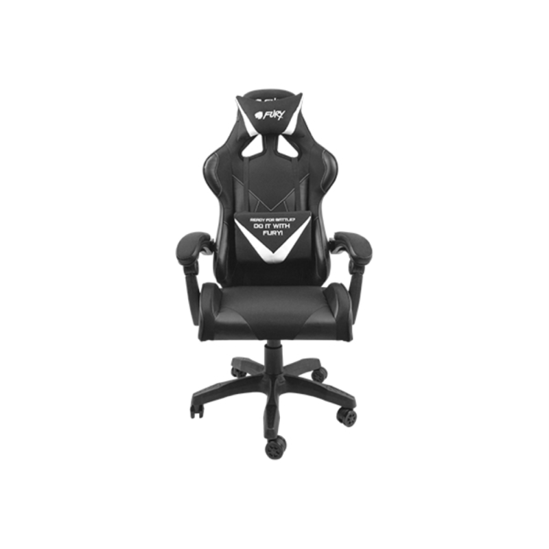 SILLA GAMING FURY AVENGER L GASLIFT 3 150KG NEGRA-BLANCA