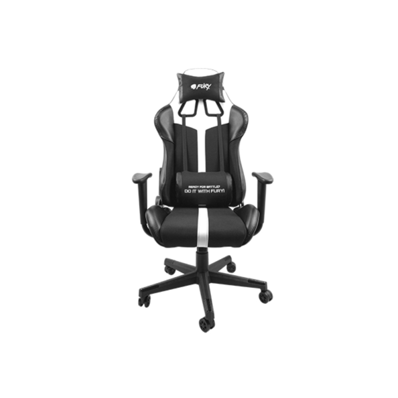 SILLA GAMING FURY AVENGER XL GASLIFT 3 150KG NEGRA-BLANCA