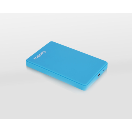 CARCASA EXTERNA HDD 2-5" COOLBOX SCG2543 AZUL CL- USB3-0