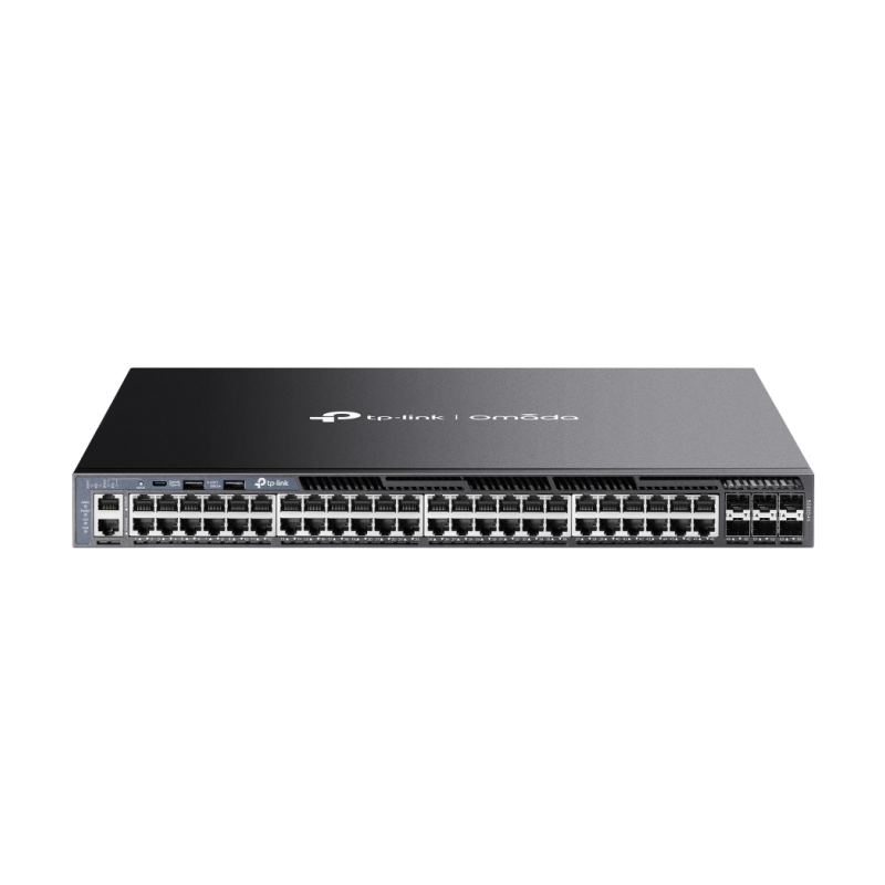 OMADA 48-PORT GIGABIT STACKABLE L3 MANAGED SWITCH WITH 6 10G SLOTS