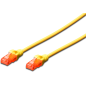 CABLE DE RED CAT 6 U-UTP DE 5,0 METROS EN COLOR AMARILLO-