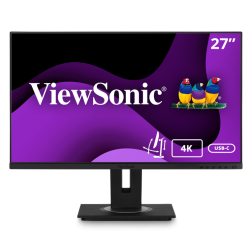 MONITOR VIEWSONIC 27" UHD IPS HDMI DP-INOUT USB-C RJ45 USB MULTI ERGO PIVOT