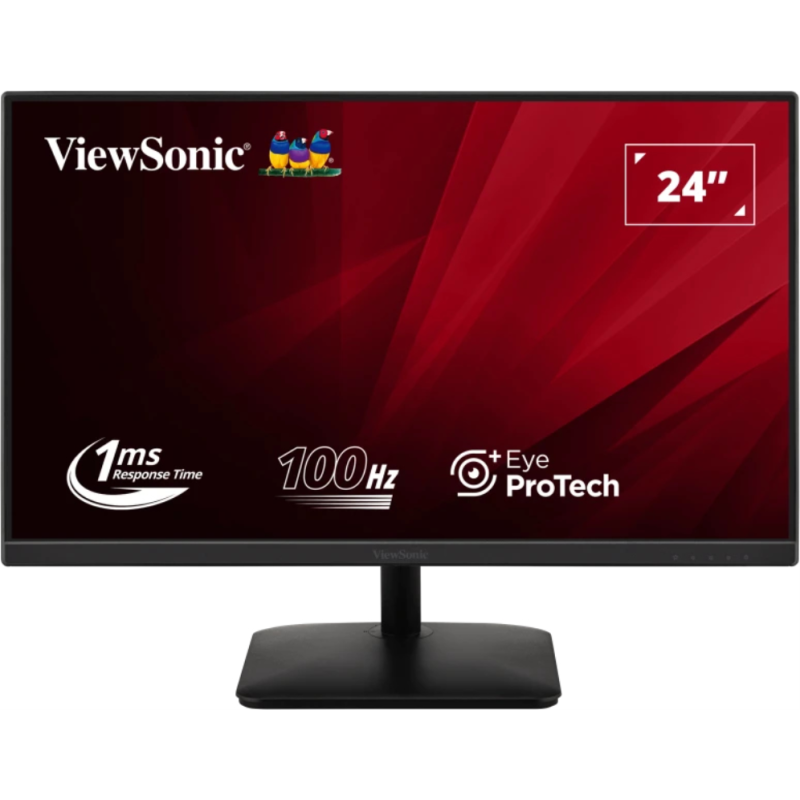 MONITOR LED IPS 23-8 VIEWSONIC VA2408-MHDB NEGRO