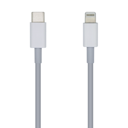 CABLE LIGHTNING A USB AISENS PARA APPLE 1M BLANCO