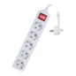 Regleta ewent 5 tomas shucko interruptor