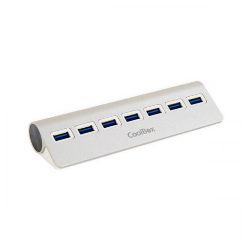 HUB USB COOLBOX ALU-3 7 PUERTOS USB3-0 CON ALIMENTACION