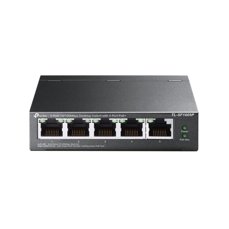 Switch TP-Link TL-SF1005P 5 Puertos- RJ-45 10-100 PoE