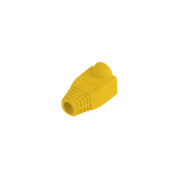 FUNDA PROTECTOR LANBERG CONECTOR RJ45 (PACK 100 UDS) AMARILLO